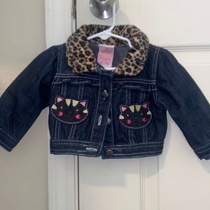 Nannette kids dark blue Jean jacket